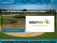 Tablet Screenshot of cybergolf.com